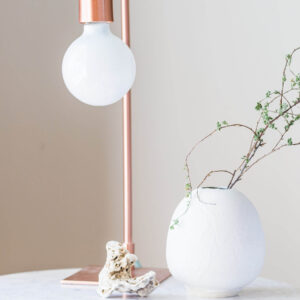 Metallic table lamp